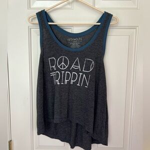 “Road trippin” tank, medium